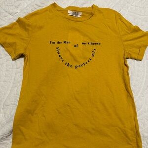 Mustard graphic tee